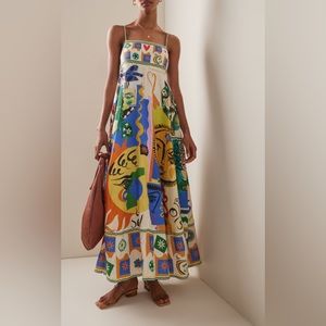 Alemais Linen Soleil Dress